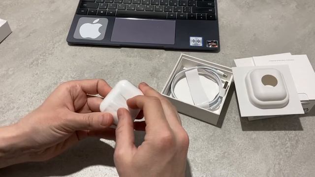 Распаковка AirPods Copy Lux