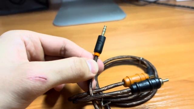 АУКС - 2РЦА КАБЕЛЬ DL AUDIO MINI JACK - 2RCA 1M