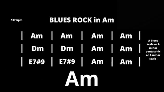 SRV style Texas Blues Backing Track in Am