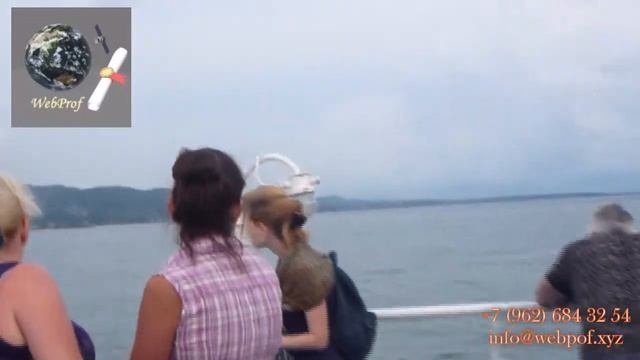 Морская прогулка на катере.