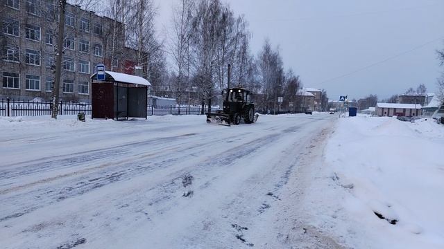 очистка дорог от снега 61 часть