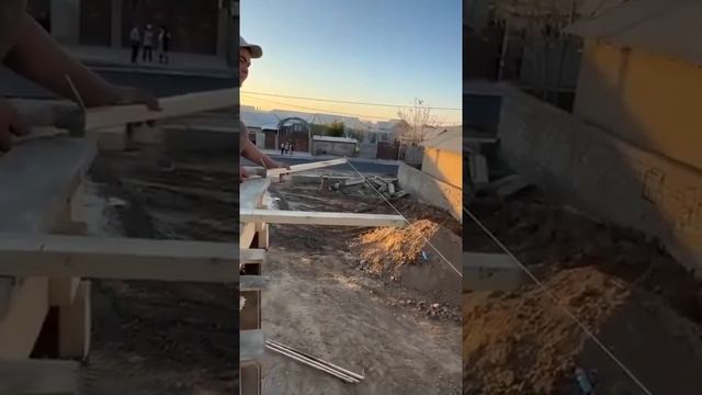 А у этого строителя утро начинается не с кофе.