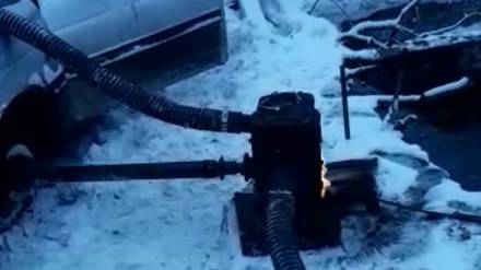 Привод битумного насоса от ВАЗ-2112