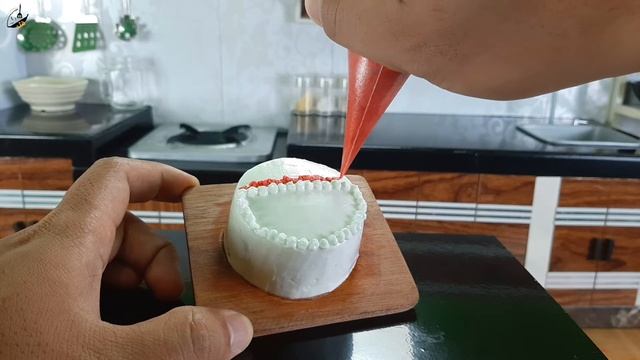 Membuat Miniature Cake SINTERKLAS | Miniature cooking cake | Main masak-masakan beneran