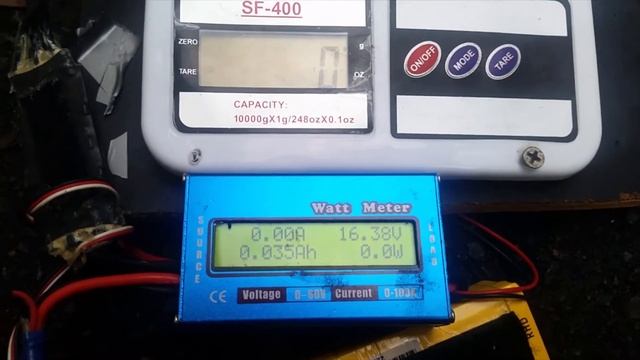 Sunnysky X2216-III 1250KV Thrust Test - 4S Lipo (cont)