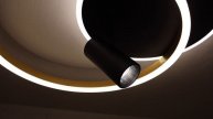 Люстра Gota 2786-450 BK+GD, LED 72W+3W (484813) IR