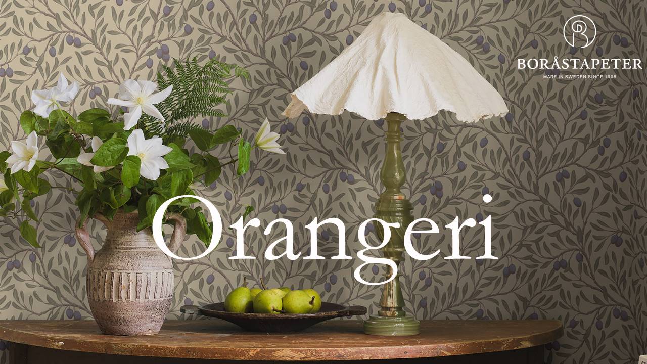 Откройте для себя великолепие природы с помощью коллекции обоев Orangeri от Boråstapeter.