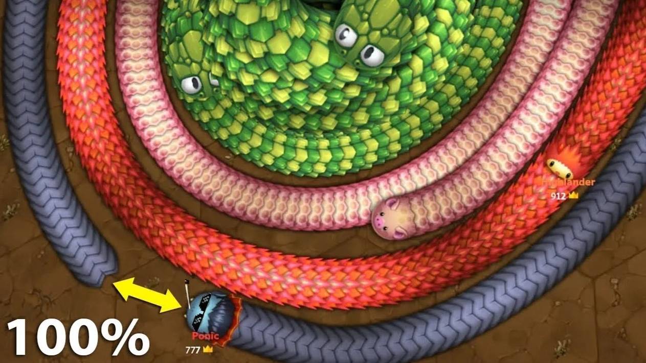 НОВЫЙ РЕКОРД 100к - Littlebigsnake.io