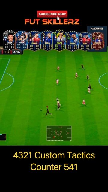 4321 Custom Tactics Tiki Taka Counter 541 #fifa23 #fifa23ultimateteam #tots #futchamp #shorts #fut