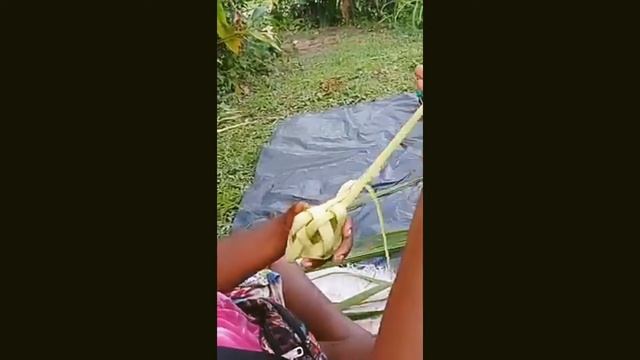 How to weave a rice basket PNG style
