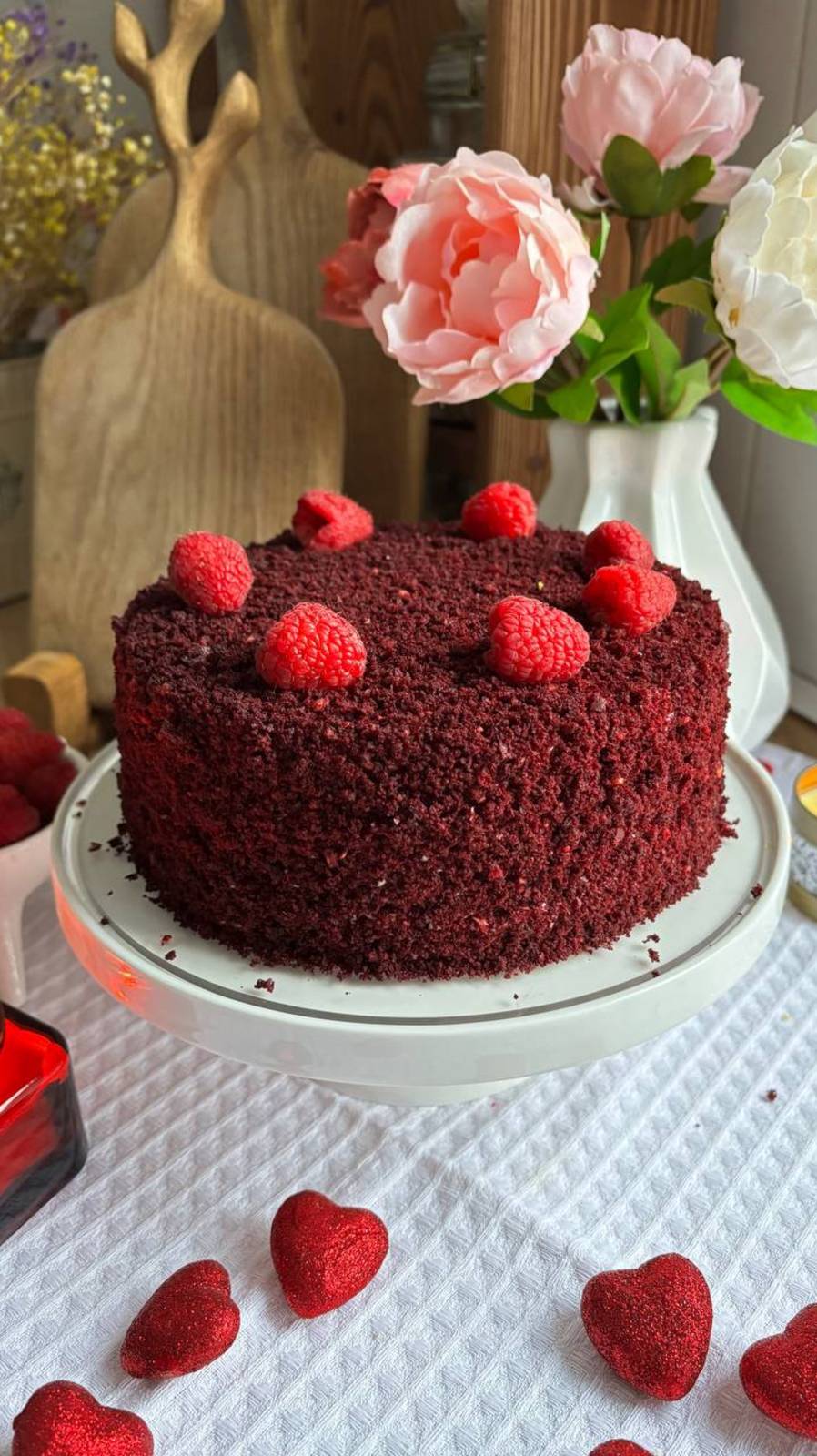 Сочный торт Красный бархат без сахара, глютена и искусственных красителей. Без свеклы.  #ппрецепты
