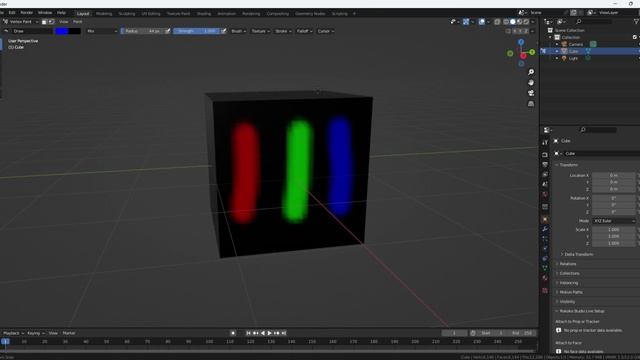 24b. Vertex Paint in Blender and FBX Export