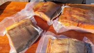 Кета кусок горячего копчения в вакуумной упаковке