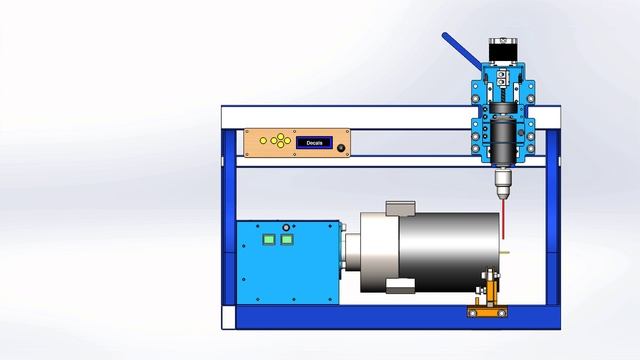 модель моего станка, для сверления отверстий в круглых трубах.