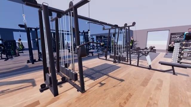 DHZ Fitness. Проект тренажерного зала 300 кв.м.