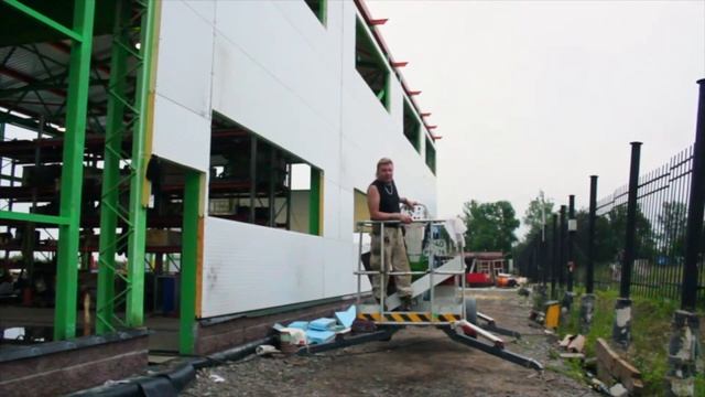 Строительство ангара из металлоконструкций часть 2