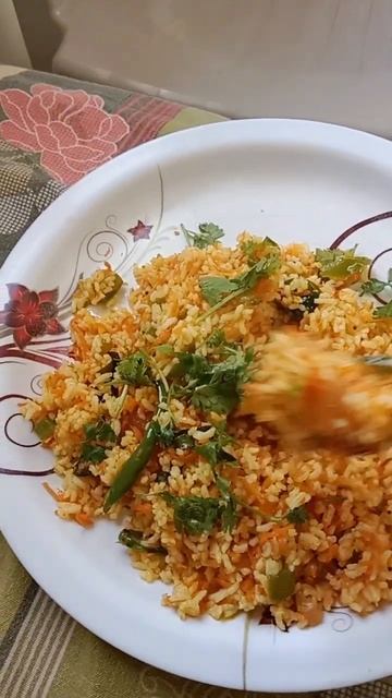 Spicy and healthy carrot rice👍