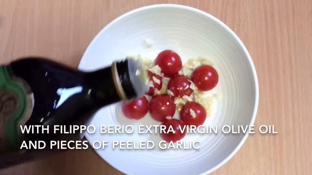 Italian Recipe: Bruschetta  with Mozzarella and Tomatoes