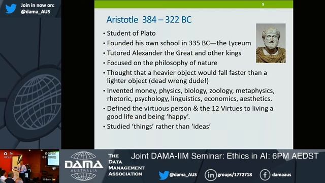 Ethics in AI, David Williams , 29th October 2019