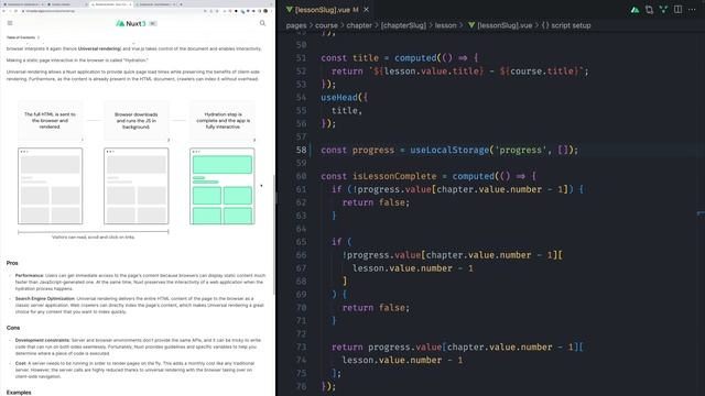 016-Mastering Nuxt - Saving our course progress