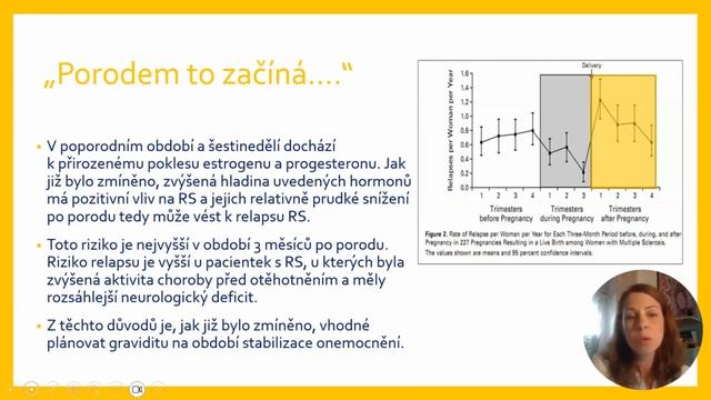 Těhotenství, kojení, mateřství u pacientek s RS / MUDr. Iva Šrotová Ph.D.