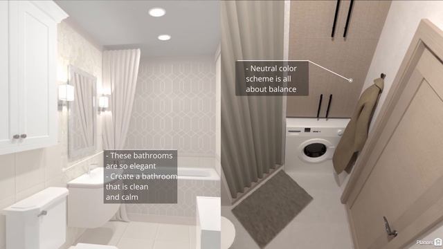 TOP 5 SMALL BATHROOM ORGANIZATIONS AND INTERIOR DESIGN IDEAS | BATHROOM TRENDS 2021 | PLANNER 5D