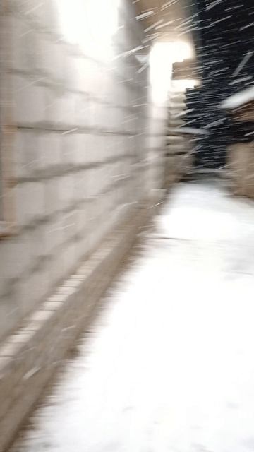 пушистый снег