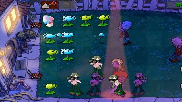 plants vs zombies  прохождение уровней 1-2 басейн