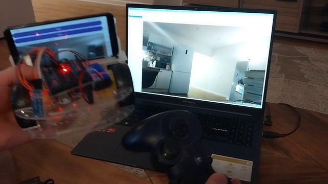 Arduino автомобильное шасси с камерой через смартфон