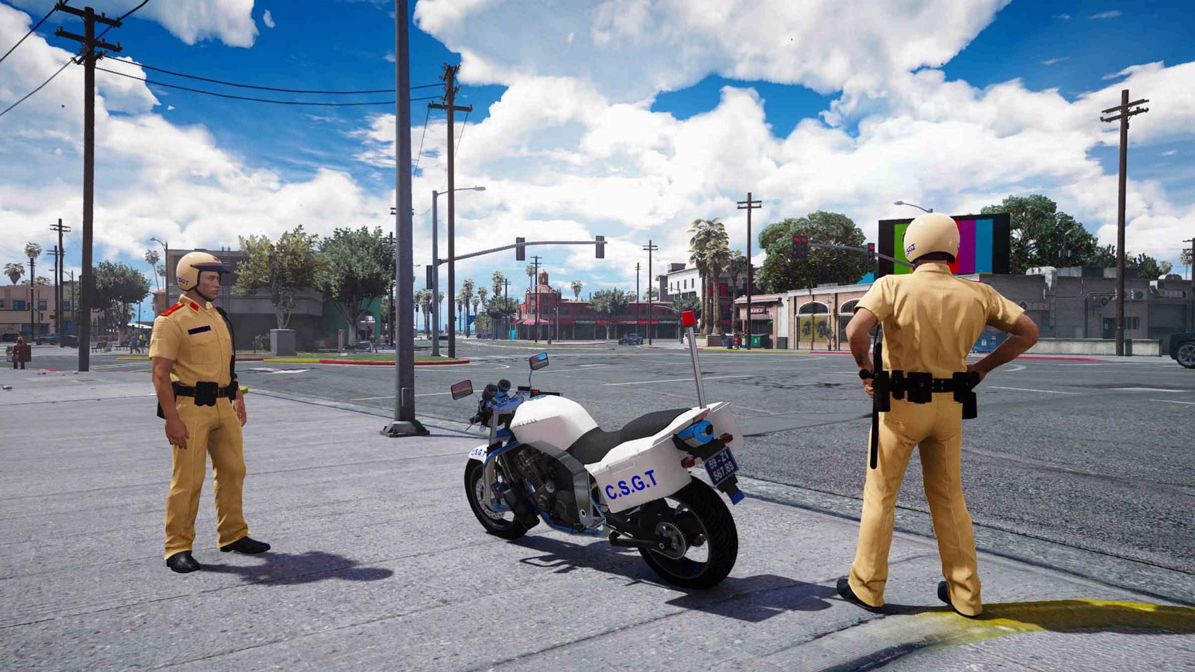 ГТА 5 КАТАЕМСЯ НОЧЬЮ/ ПОГОНЯ НА ПОЛИЦЕЙСКИХ МОТОЦИКЛАХ/ ОБЗОР, ПРОХОЖДЕНИЕ/ ОНЛАЙН 2025