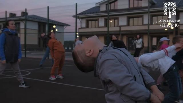 Открытие спортивной площадки в Финском квартале 2-ой очереди, мкр. Хрустальный парк.