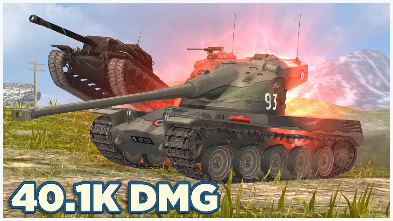 AMX 50 B  40.1К УРОНА  Big Boss Tanks blitz