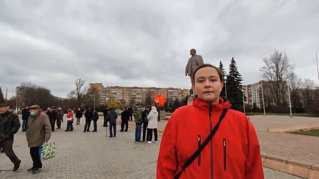 Железногорск встретил 104-ю годовщину Великой Октябрьской социалистической революции