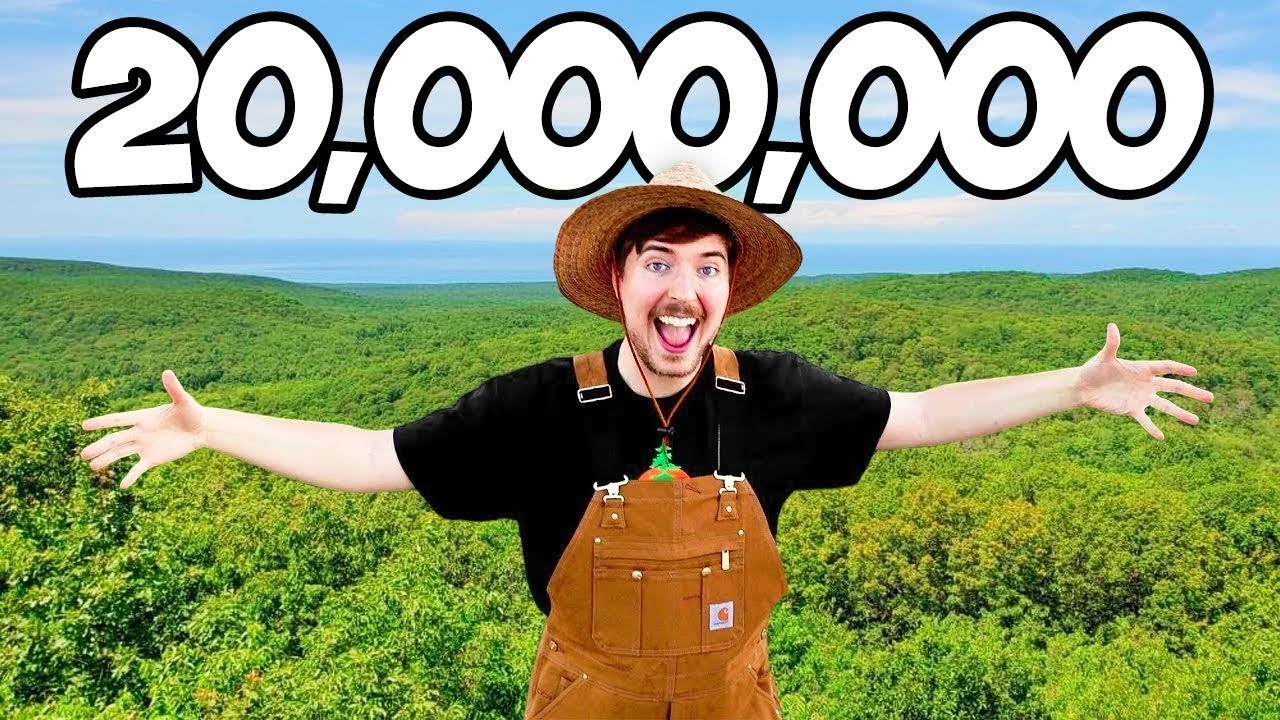 Мистер Бист : Посадил 20,000,000 Деревьев, Мой Самый Большой Проект!