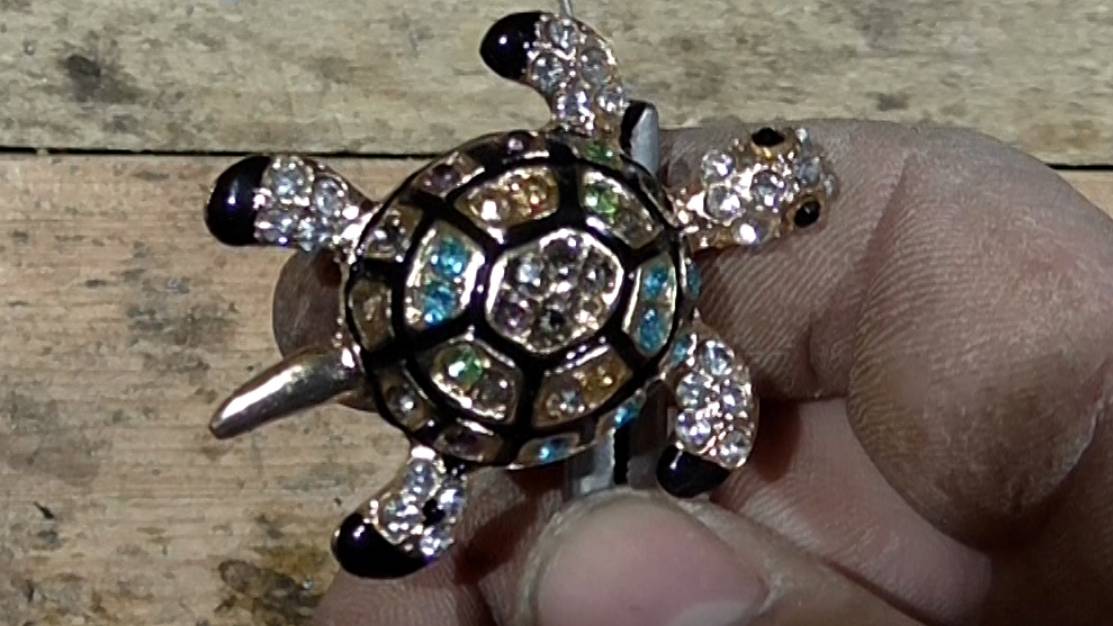 Черепашка брелок. восстановление крепления!