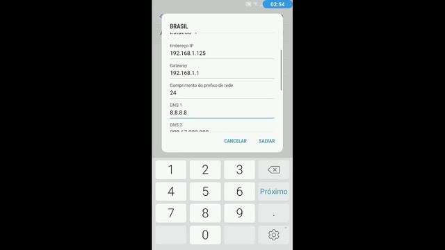 Tutorial como mudar o dns no Android  samsung a9