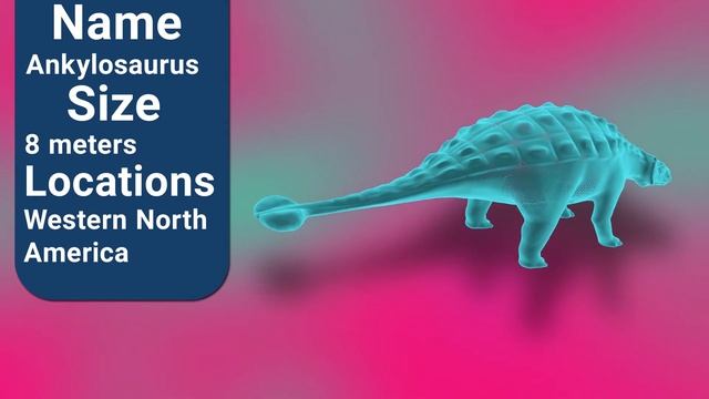 Dinosaur Size Comparison with 3D models