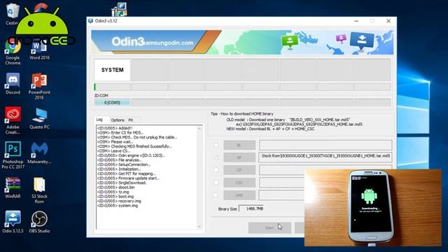 FLASHING STOCK FIRMWARE ON GALAXY S3 (GT-i9300) [NO ROOT]