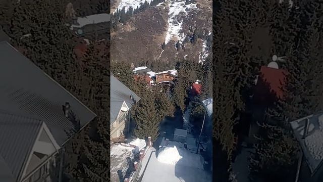 Подъемник на Шымбулак, горы Алатау. 14.02, межд. Форум МаЭД в Алма-Ате, Казахстан. Мир Универсологии