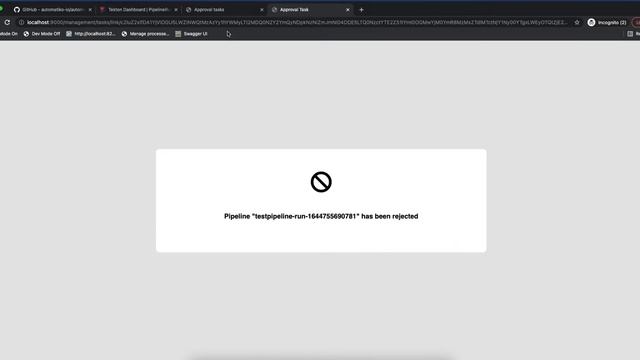 Automatiko :: Tekton Approval Tasks introduction