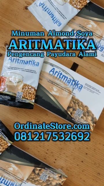 Perawatan Mengencangkan Wajah Minuman ARITMATIKA SOYA ALMOND, WA 081217532692, OrdinateStore.com