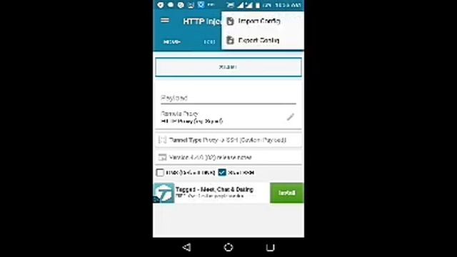 How to set up http injectors free net (lime only) no root device