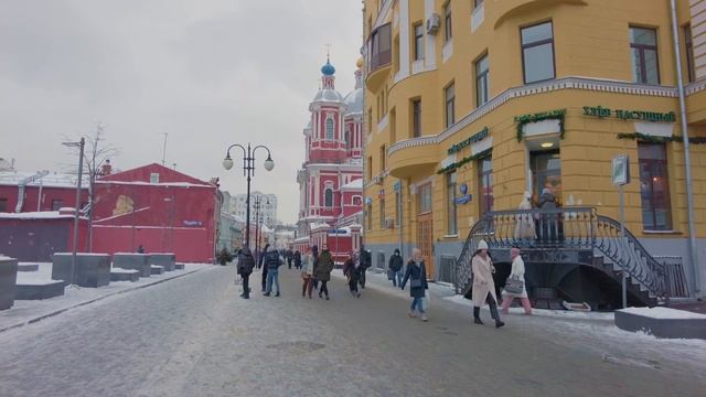 Прогулка по Москве ❄️ Зима в Замоскворечье. Пятницкая - Климентовский переулок