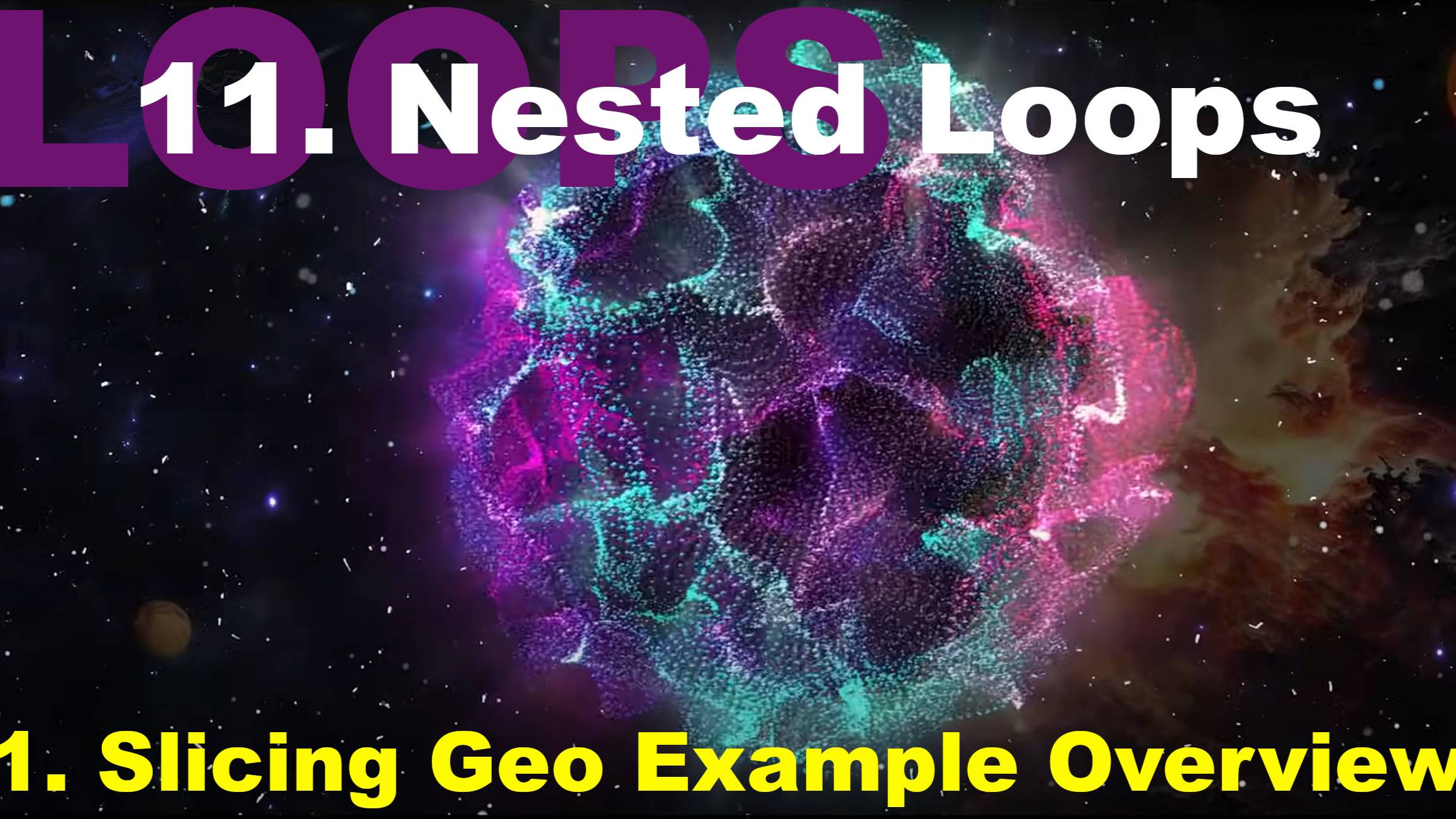 11.1. Slicing Geo Example Overview