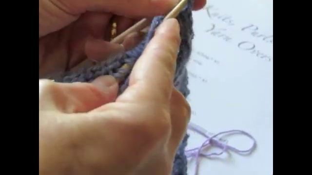 In-Depth Knits, Purls, Yarn Overs Scarf