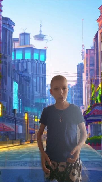 Я попал в кибер современный город!