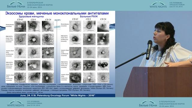 Экзосомы крови, типирование и анализ микроРНК при раке молочной железы
