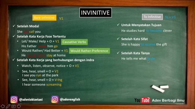 Materi INFINITIVE AND GERUND (Grammar) - Pembahasan Soal Tes Bahasa Inggris USM PKN STAN