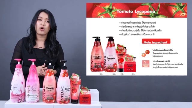 แนะนำสินค้าเซ็ท Cherry blossom และ Tomato lycopene แบรนด์ beauty buffet