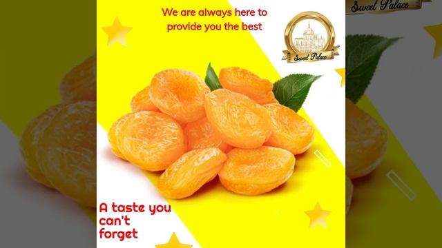 Best Quality Dried Apricots Available At our website and shop At Dubai | Sweet Palace LLC |
